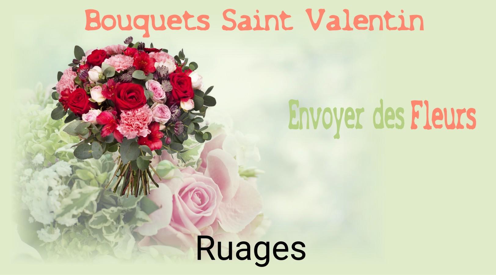 Roses de Saint-Valentin livrées à Ruages